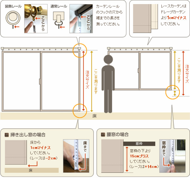 知りたい！カーテンの標準的な長さ カーテン通販の「カーテンズ」公式ブログ